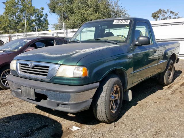 4F4YR12V9YTM02110 - 2000 MAZDA B3000 GREEN photo 2