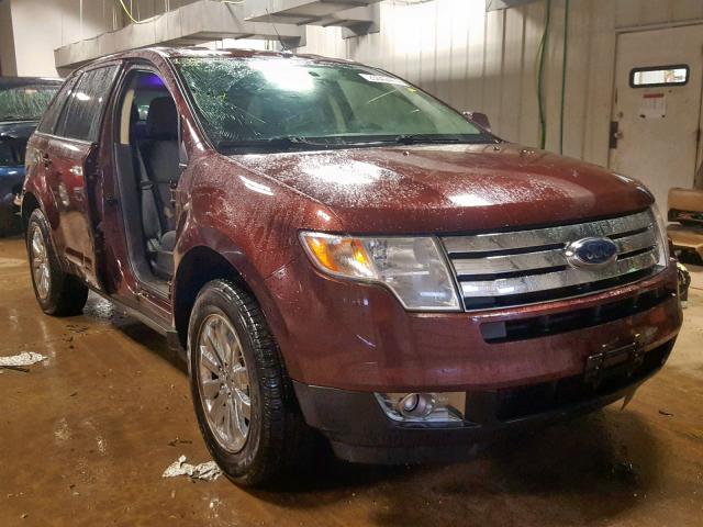 2FMDK3JC9ABB34619 - 2010 FORD EDGE SEL BURGUNDY photo 1