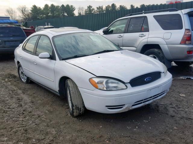 1FAFP56U87A118157 - 2007 FORD TAURUS SEL WHITE photo 1