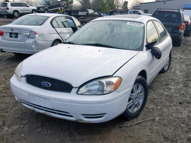 1FAFP56U87A118157 - 2007 FORD TAURUS SEL WHITE photo 2