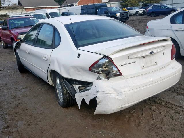 1FAFP56U87A118157 - 2007 FORD TAURUS SEL WHITE photo 9