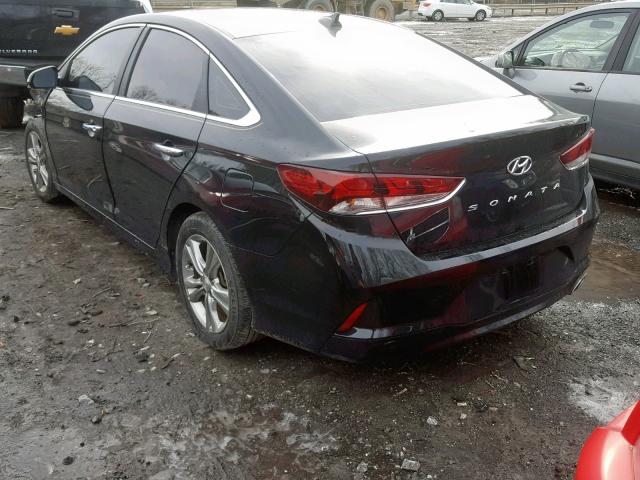 5NPE34AF5JH666461 - 2018 HYUNDAI SONATA SPO BLACK photo 3