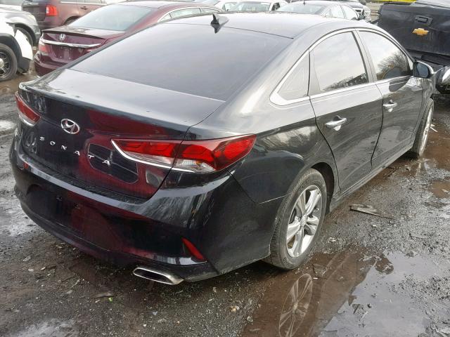 5NPE34AF5JH666461 - 2018 HYUNDAI SONATA SPO BLACK photo 4