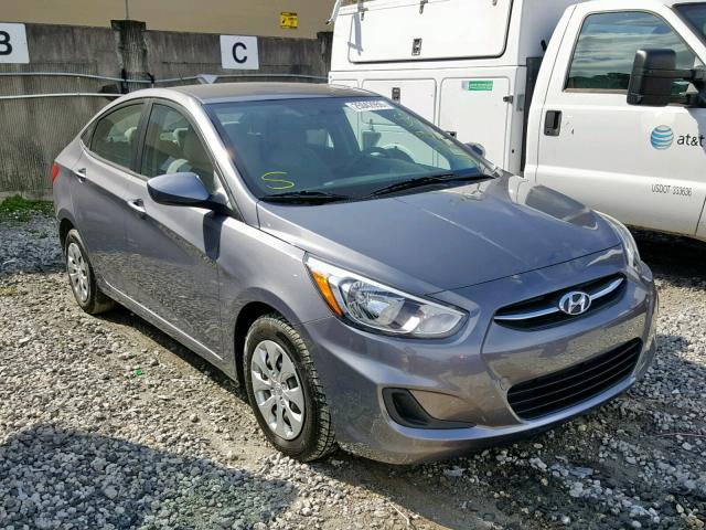 KMHCT4AE3HU278283 - 2017 HYUNDAI ACCENT SE GRAY photo 1