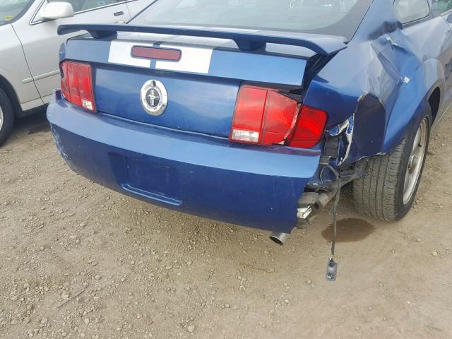 1ZVFT80N465142288 - 2006 FORD MUSTANG BLUE photo 9