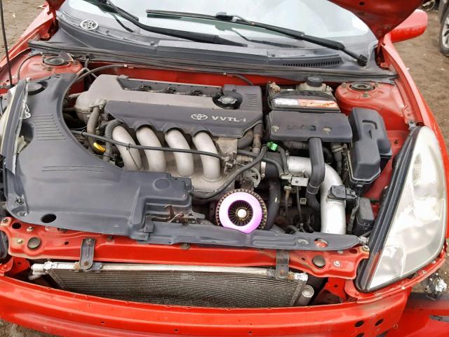 JTDDY32T0Y0019288 - 2000 TOYOTA CELICA GT- RED photo 7