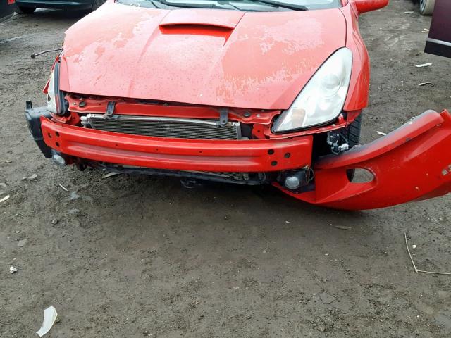 JTDDY32T0Y0019288 - 2000 TOYOTA CELICA GT- RED photo 9