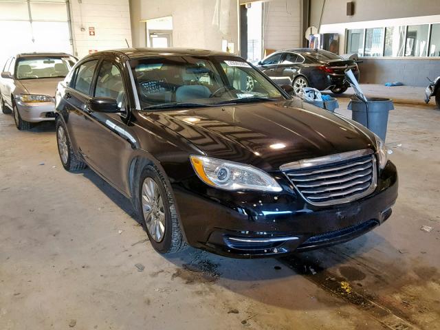 1C3CCBAB4EN122066 - 2014 CHRYSLER 200 LX BLACK photo 1