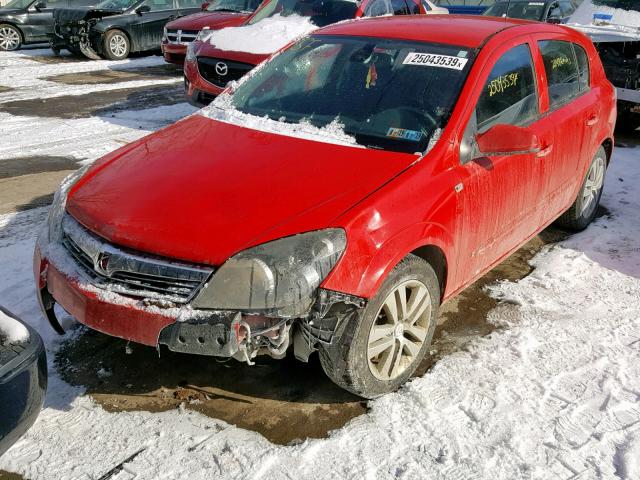 W08AR671585121075 - 2008 SATURN ASTRA XE RED photo 2
