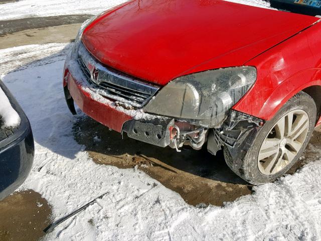 W08AR671585121075 - 2008 SATURN ASTRA XE RED photo 9
