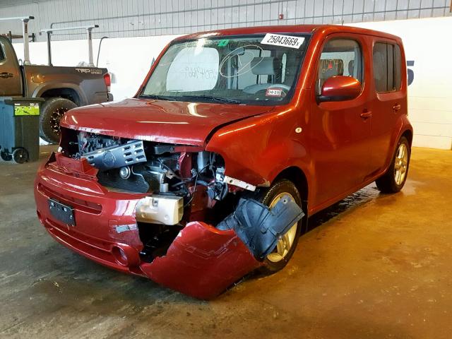 JN8AZ2KR1CT254194 - 2012 NISSAN CUBE BASE RED photo 2