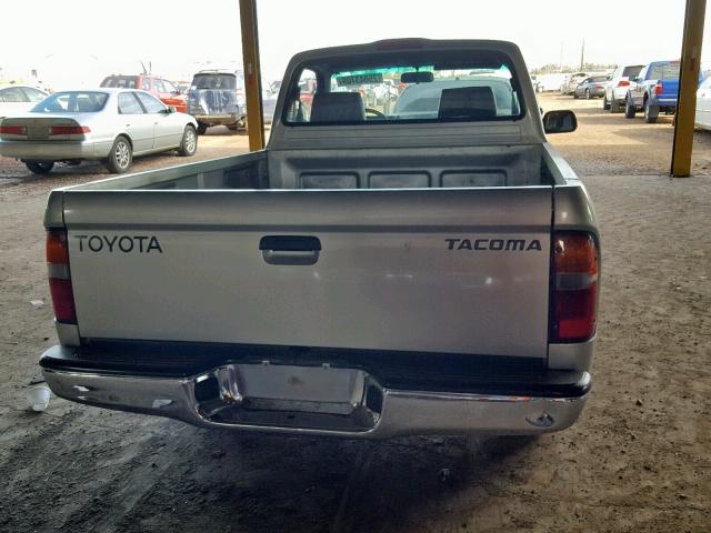 5TENL42N9YZ708403 - 2000 TOYOTA TACOMA SILVER photo 6