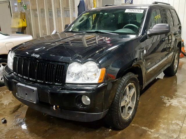 1J4HR48N26C282532 - 2006 JEEP GRAND CHER BLACK photo 2