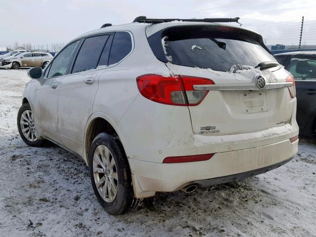 LRBFXDSA8HD002584 - 2017 BUICK ENVISION E WHITE photo 3