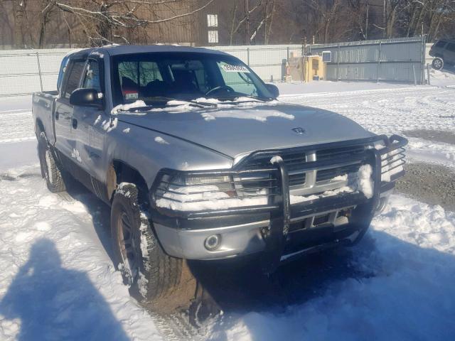 1B7GG2AN91S201921 - 2001 DODGE DAKOTA QUA SILVER photo 1