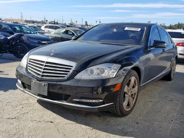 WDDNG7DB4DA537000 - 2013 MERCEDES-BENZ S 550 BLACK photo 2