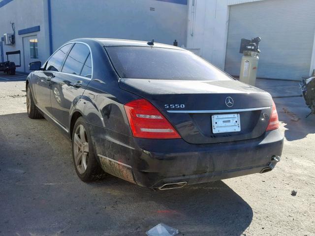 WDDNG7DB4DA537000 - 2013 MERCEDES-BENZ S 550 BLACK photo 3