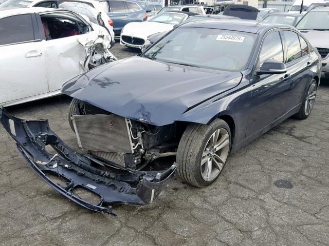 WBA3C1C55DK104489 - 2013 BMW 328 I SULE BLACK photo 2