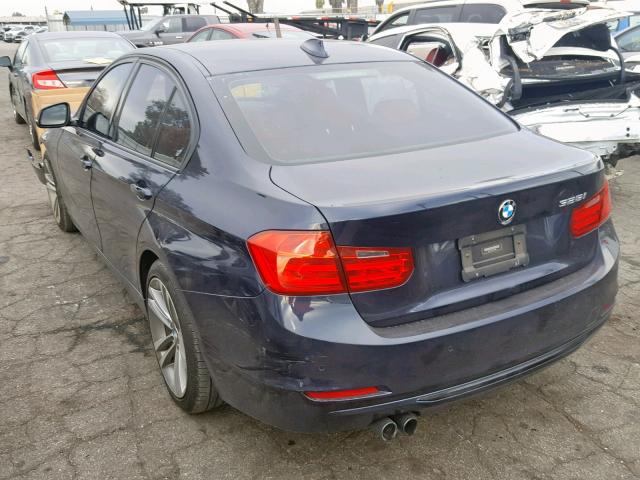 WBA3C1C55DK104489 - 2013 BMW 328 I SULE BLACK photo 3