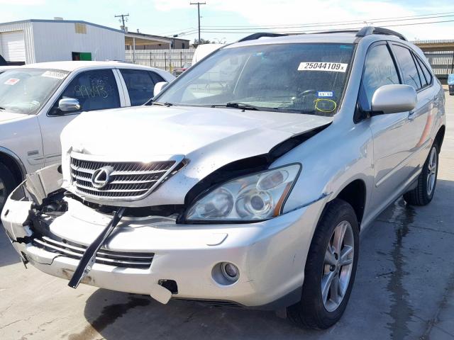 JTJGW31U560003112 - 2006 LEXUS RX 400 SILVER photo 2