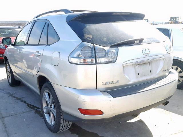 JTJGW31U560003112 - 2006 LEXUS RX 400 SILVER photo 3