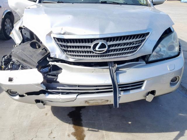 JTJGW31U560003112 - 2006 LEXUS RX 400 SILVER photo 9