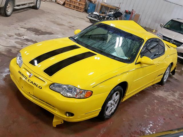2G1WW12E129306388 - 2002 CHEVROLET MONTE CARL 黄色 照片 2