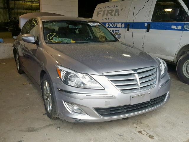 KMHGC4DD8DU235749 - 2013 HYUNDAI GENESIS 3. SILVER photo 1