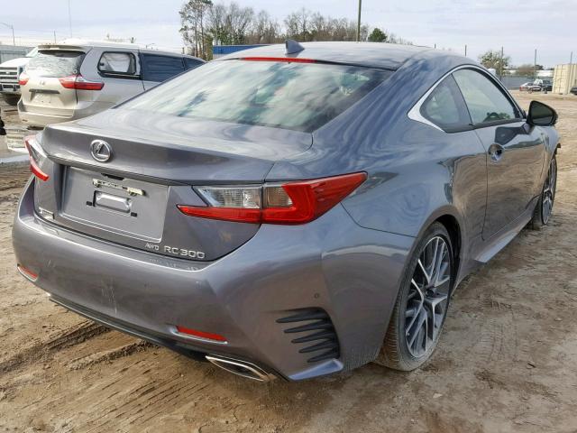 JTHSM5BC3G5000149 - 2016 LEXUS RC 300 GRAY photo 4