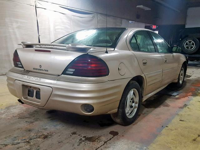 1G2NF52F82C277911 - 2002 PONTIAC GRAND AM S GOLD photo 4