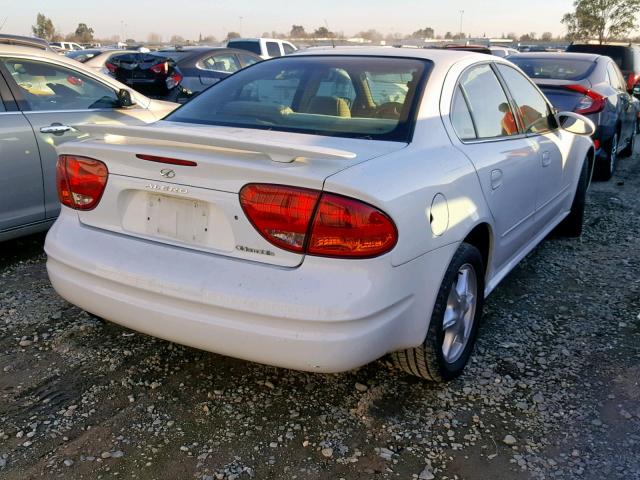 1G3NL52E71C140680 - 2001 OLDSMOBILE ALERO GL WHITE photo 4