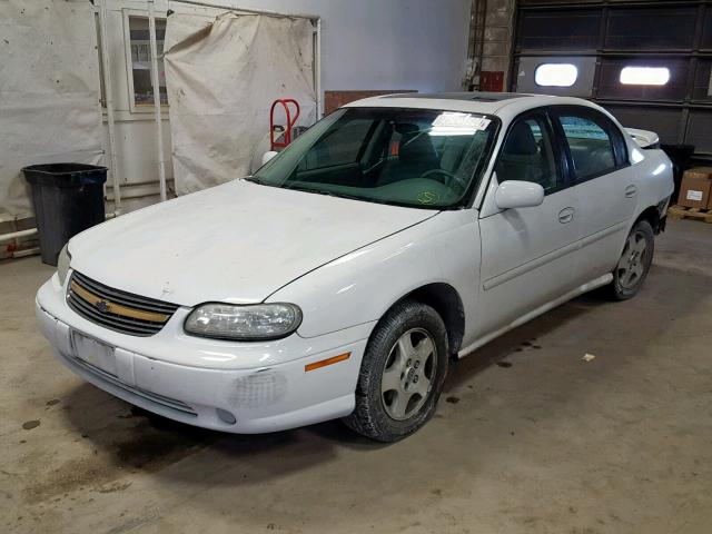 1G1NE52J93M572202 - 2003 CHEVROLET MALIBU LS WHITE photo 2