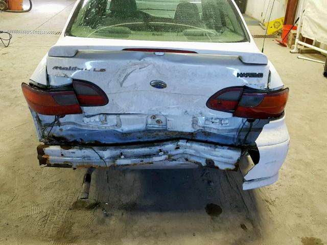 1G1NE52J93M572202 - 2003 CHEVROLET MALIBU LS WHITE photo 9