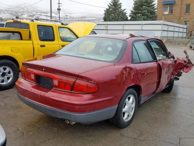 2G4WF521131126187 - 2003 BUICK REGAL GS BURGUNDY photo 4