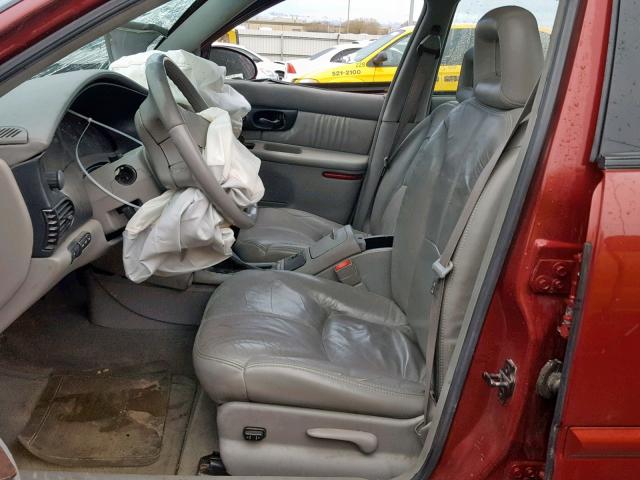 2G4WF521131126187 - 2003 BUICK REGAL GS BURGUNDY photo 5