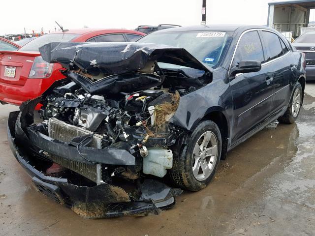1G11B5SA6DF298146 - 2013 CHEVROLET MALIBU LS BLACK photo 2