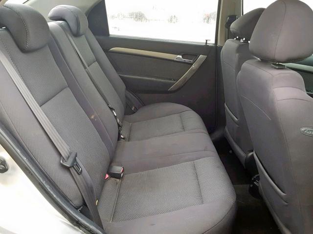 KL1TD56658B145293 - 2008 CHEVROLET AVEO BASE Күміс фото 6