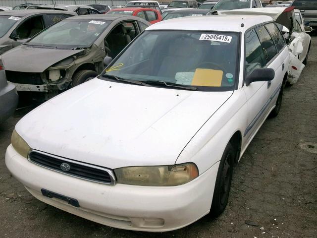 4S3BK3359V9306208 - 1997 SUBARU LEGACY L WHITE photo 2