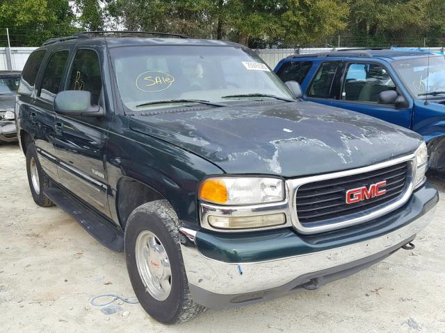 1GKEC13Z52R188398 - 2002 GMC YUKON GREEN photo 1