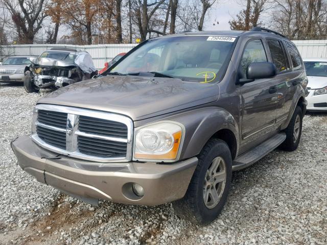 1D4HB58D15F546220 - 2005 DODGE DURANGO LI GOLD photo 2