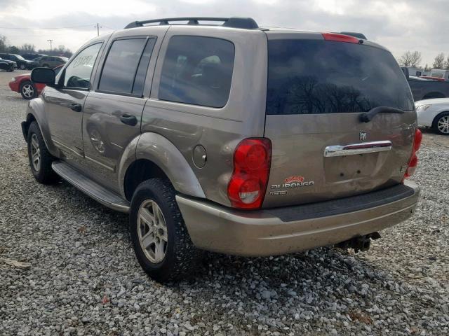 1D4HB58D15F546220 - 2005 DODGE DURANGO LI GOLD photo 3