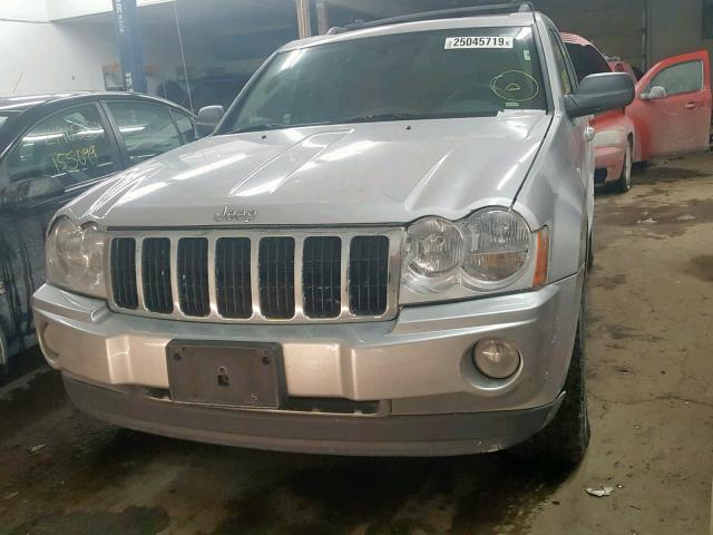 1J4HR58N65C613486 - 2005 JEEP GRAND CHER SILVER photo 2