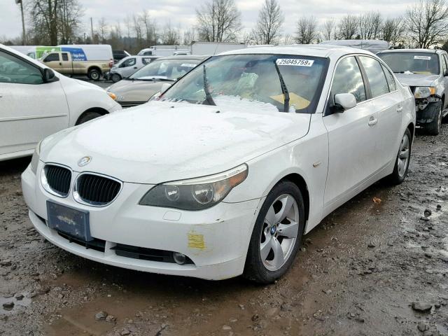 WBANA53545B864954 - 2005 BMW 525 I WHITE photo 2