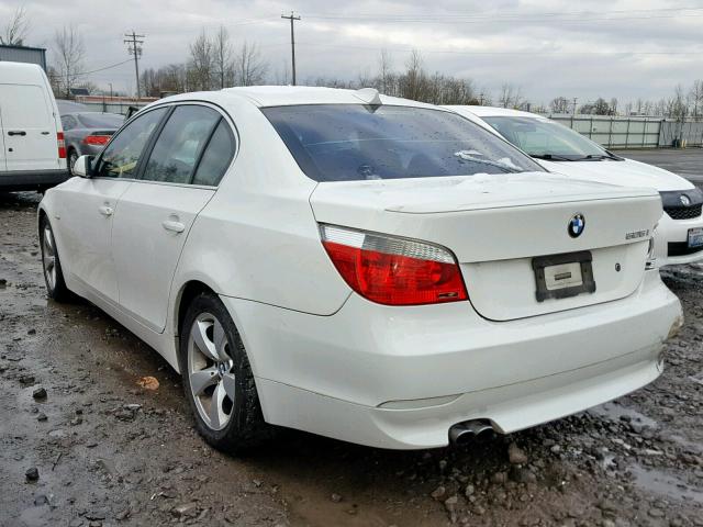 WBANA53545B864954 - 2005 BMW 525 I WHITE photo 3