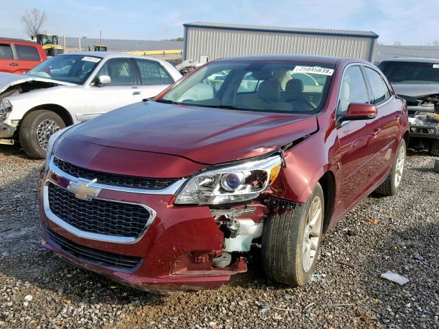 1G11C5SA6GF146238 - 2016 CHEVROLET MALIBU LIM MAROON photo 2