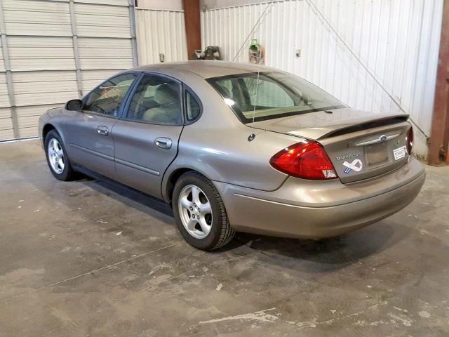 1FAFP55U82G188393 - 2002 FORD TAURUS SES BEIGE photo 3