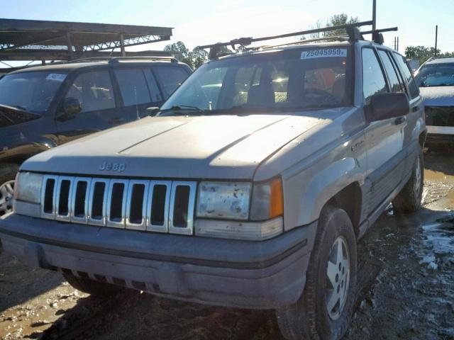 1J4GZ58Y5RC292620 - 1994 JEEP GRAND CHER GRAY photo 2