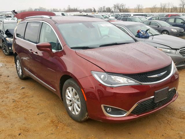 2C4RC1EG3JR113930 - 2018 CHRYSLER PACIFICA T BURGUNDY photo 1