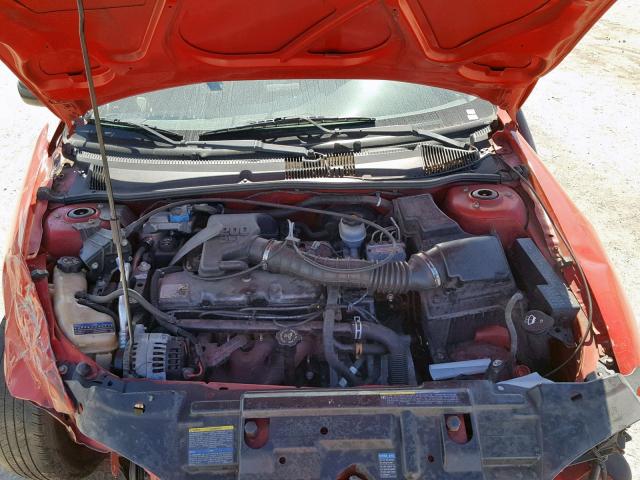 1G1JF524627337081 - 2002 CHEVROLET CAVALIER L RED photo 7
