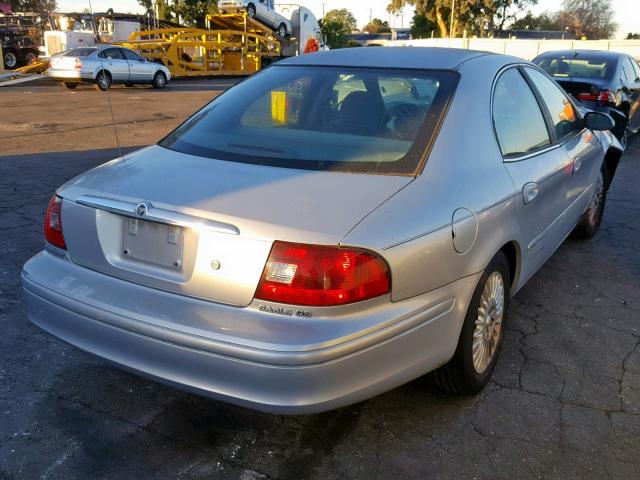 1MEFM50U02G603490 - 2002 MERCURY SABLE GS SILVER photo 4